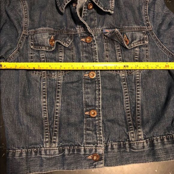 Hollywood short jean jacket size small - Picture 16 of 16